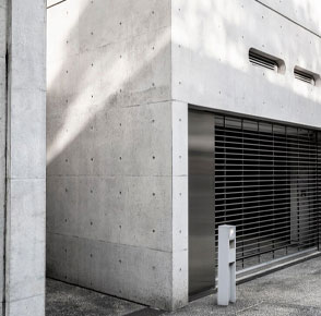 Fachadas-de-hormigo Edificio con fachada de hormigón