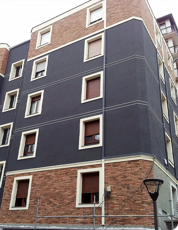 Formulario-Fachadas edificio con fachada rehabilitada
